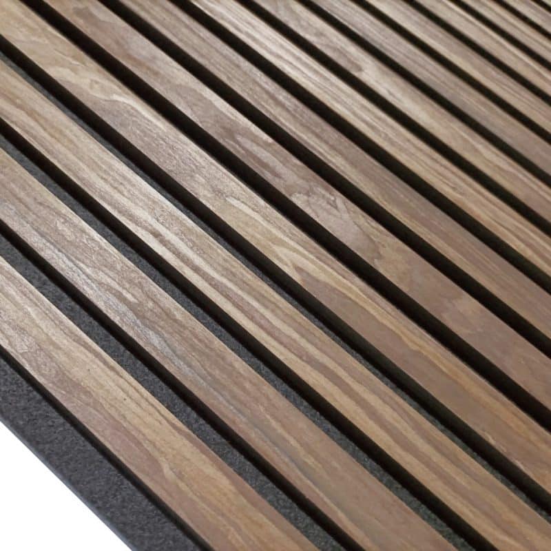 Akoestisch paneel teak