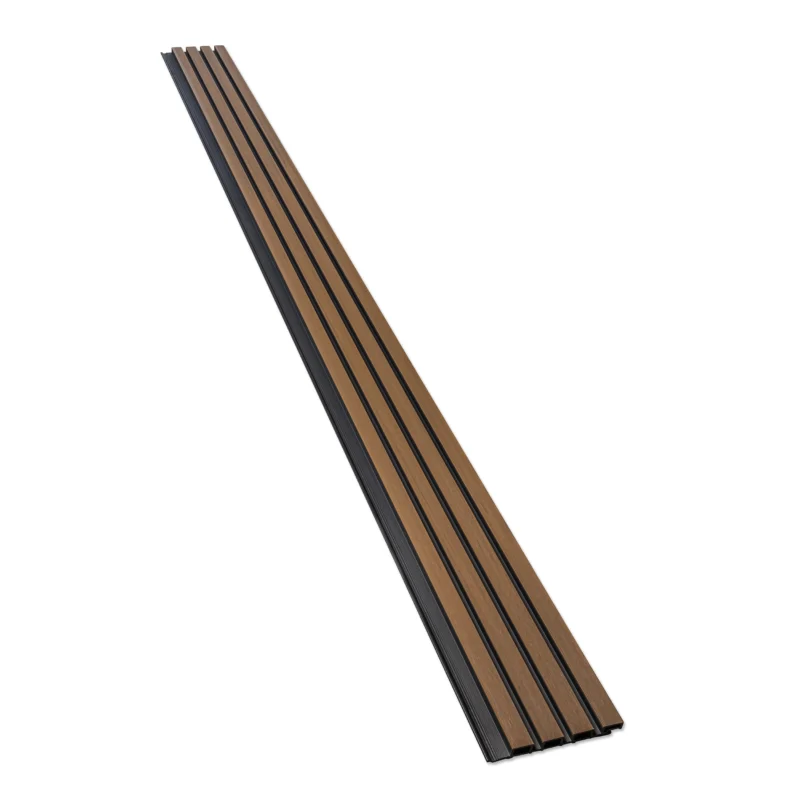 Alternative view of Gevelbekleding - Composiet | Teak + Zwart | 2900 x 200mm