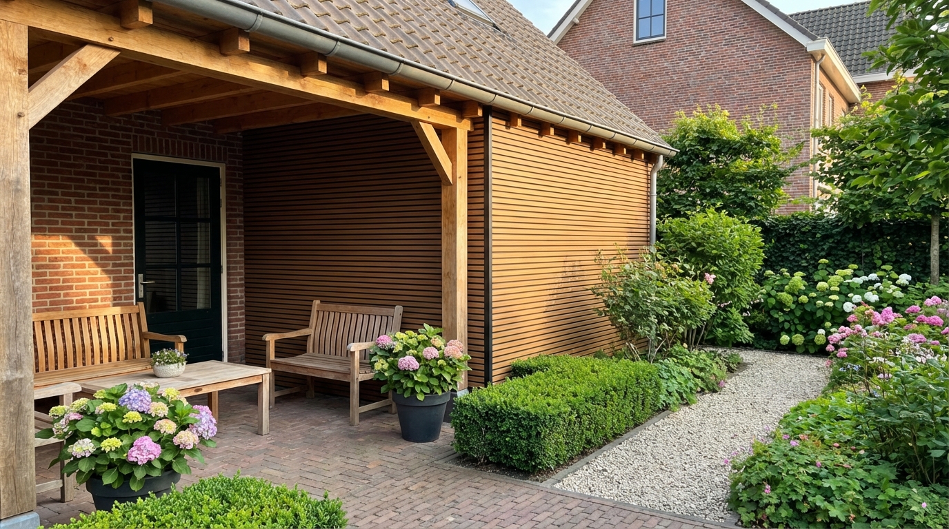 Teakzwartoverkapping