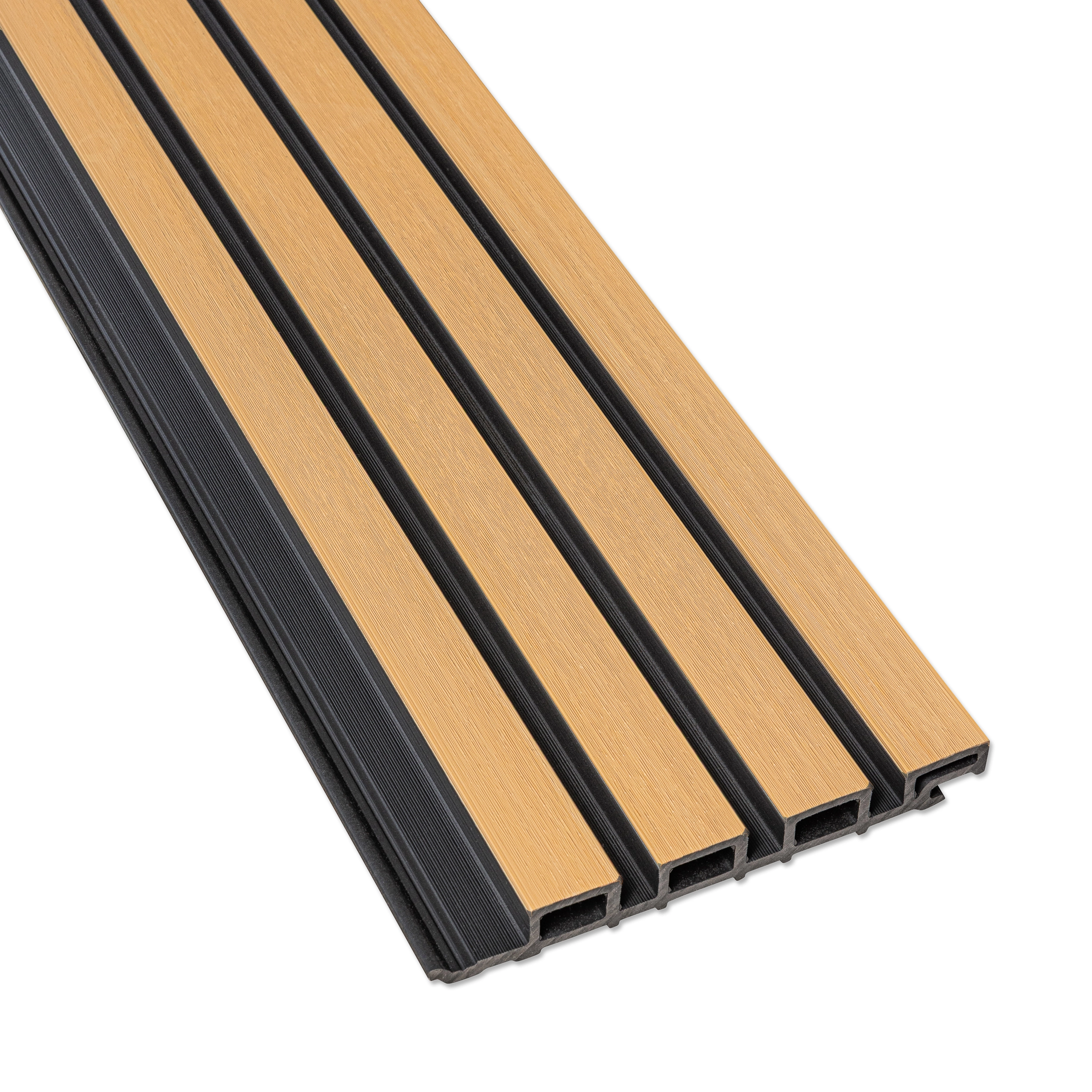 Gevelbekleding - Composiet | Eiken + Zwart | 2900 x 200mm