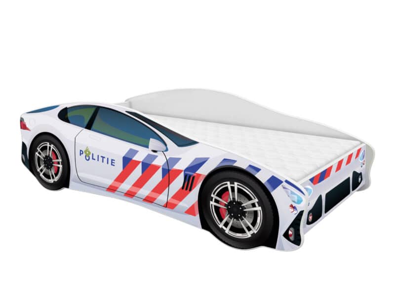 Kinderbed Politieauto NL incl. matras 160x80cm inclusief bedding - Afbeelding 2