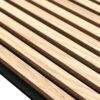 Akoestisch paneel - Klassiek eiken | bruin MDF | 260 x 60cm