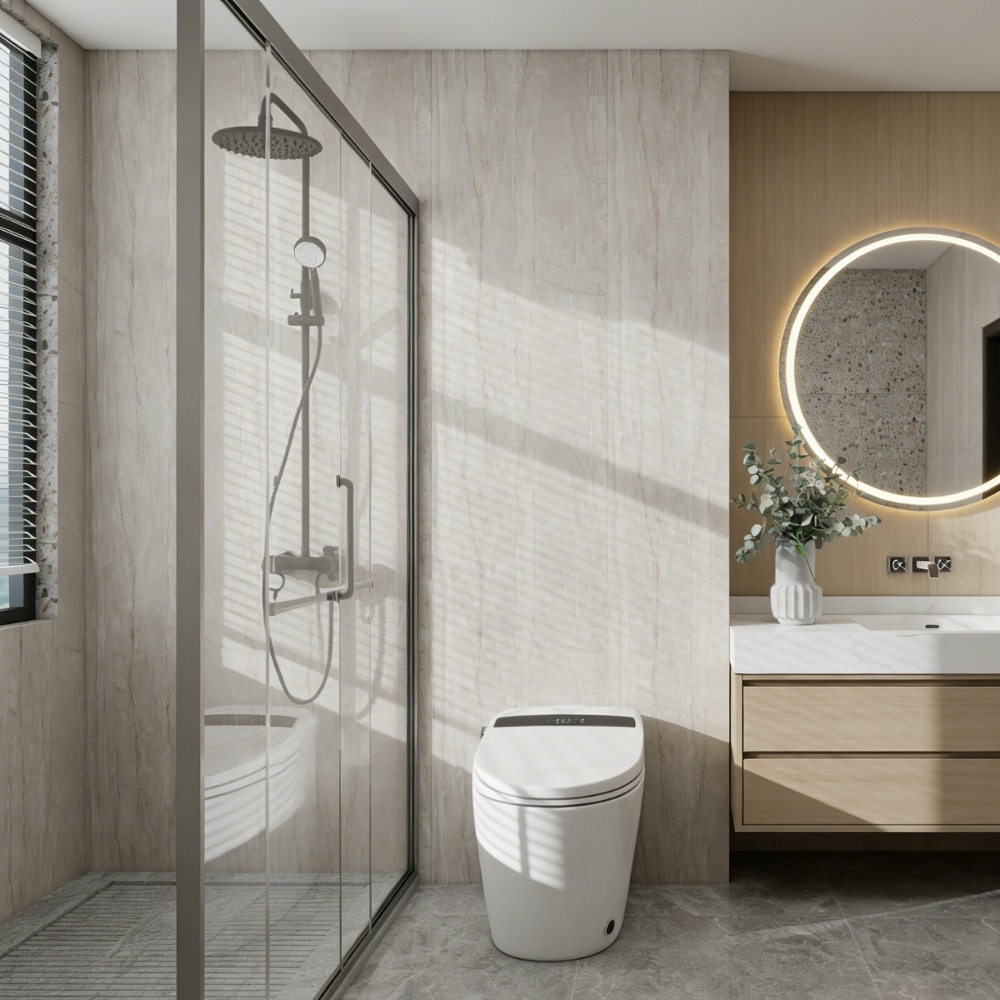 SPC wandpaneel - Natural Stone Graphite | Waterbestendige panelen - Afbeelding 6