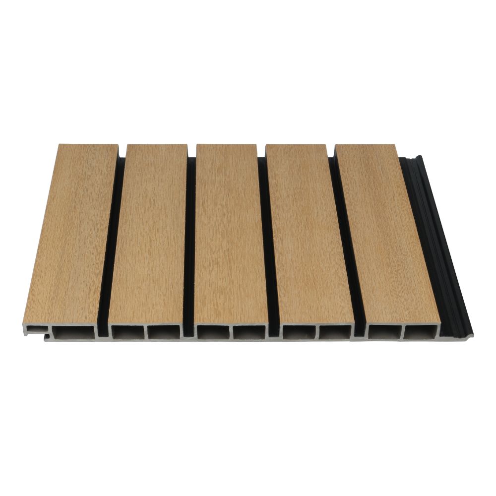 Premium Gevelbekleding - Composiet | Brede latten | Eiken + Zwart | 2900 x 400mm - Afbeelding 4
