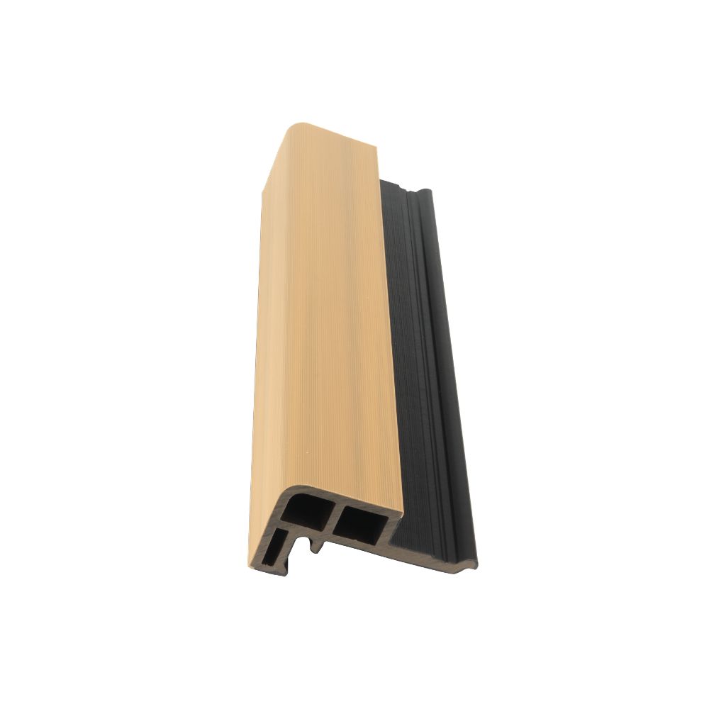 Hoekprofiel Composiet Gevelbekleding Eiken + Zwart - Afbeelding 2