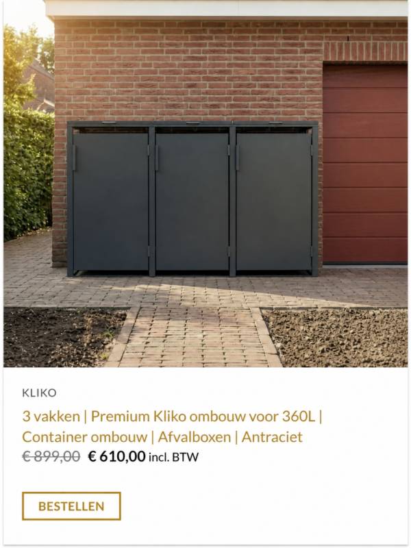 kliko ombouw 3 vaks 360