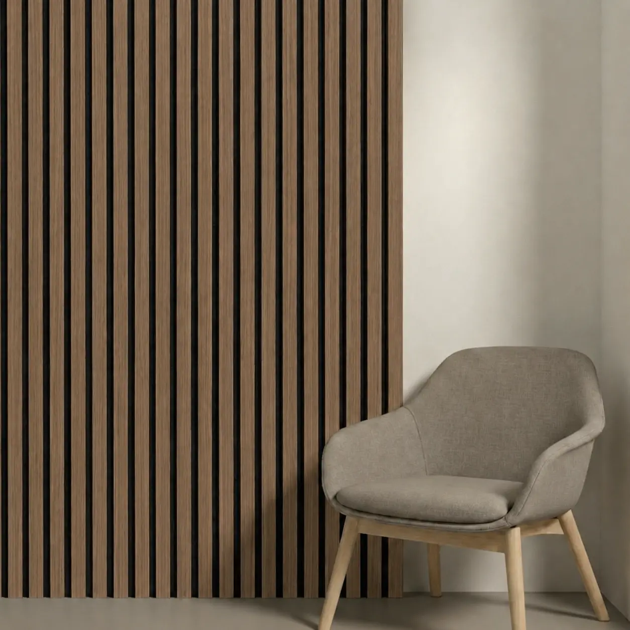 Akoestisch paneel | Bruin Eiken - 260 x 60cm