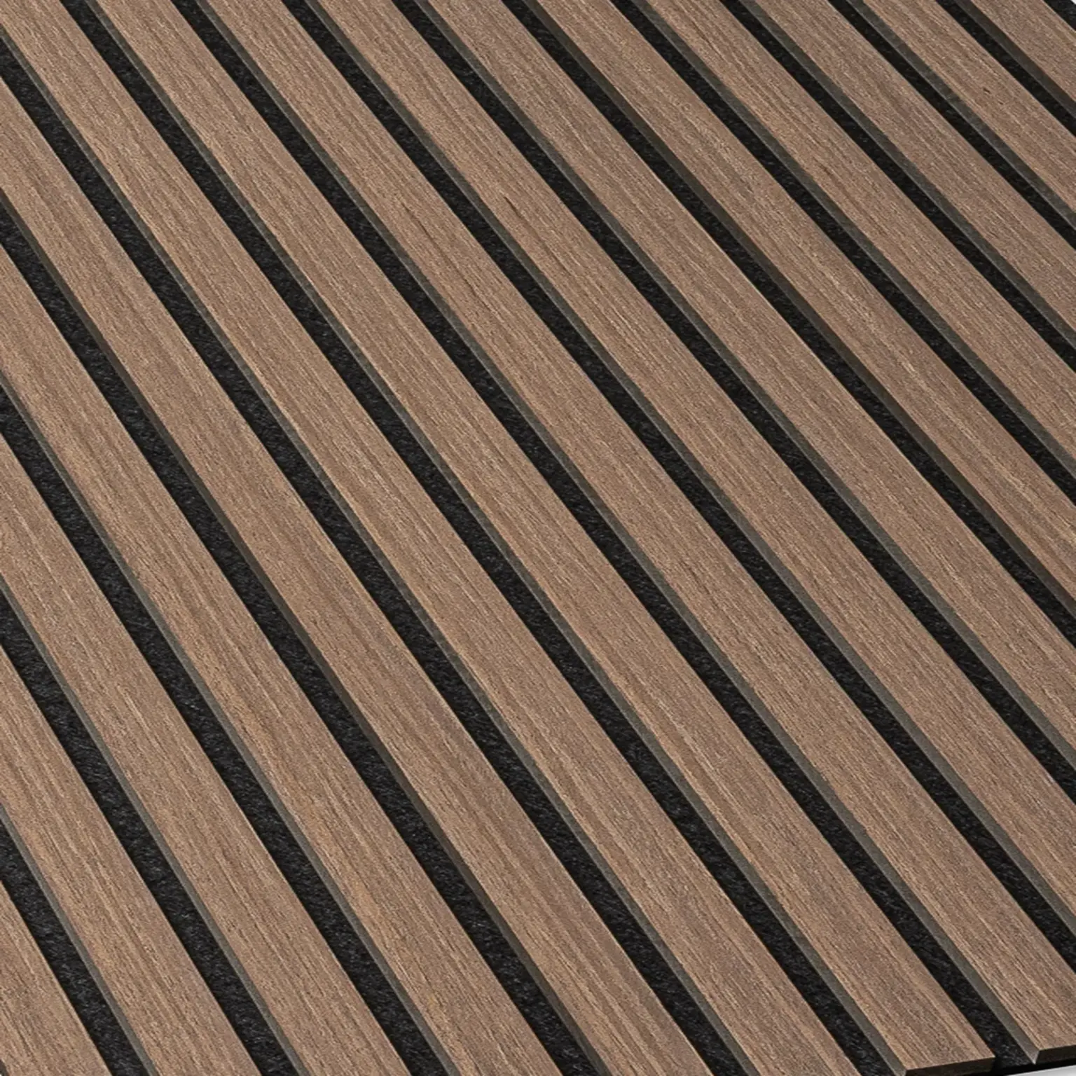 3 meter Akoestisch paneel | Bruin Eiken - 300 x 60cm