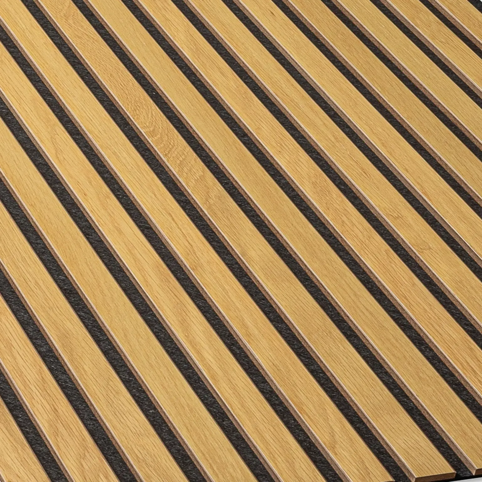 Akoestisch paneel | Klassiek eiken - bruin MDF - 260 x 60cm