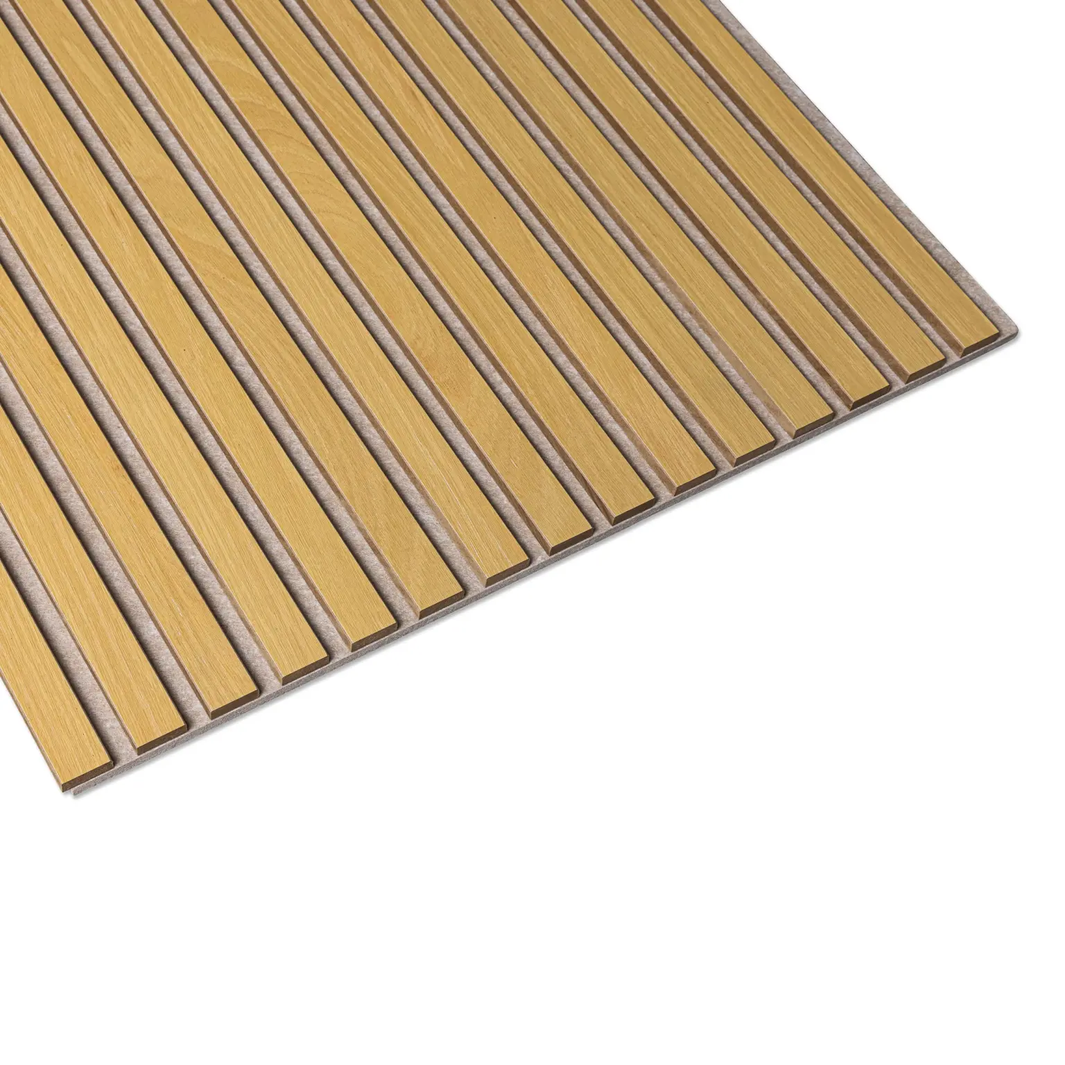 Akoestisch paneel | Klassiek eiken - creme vilt - 260 x 60cm