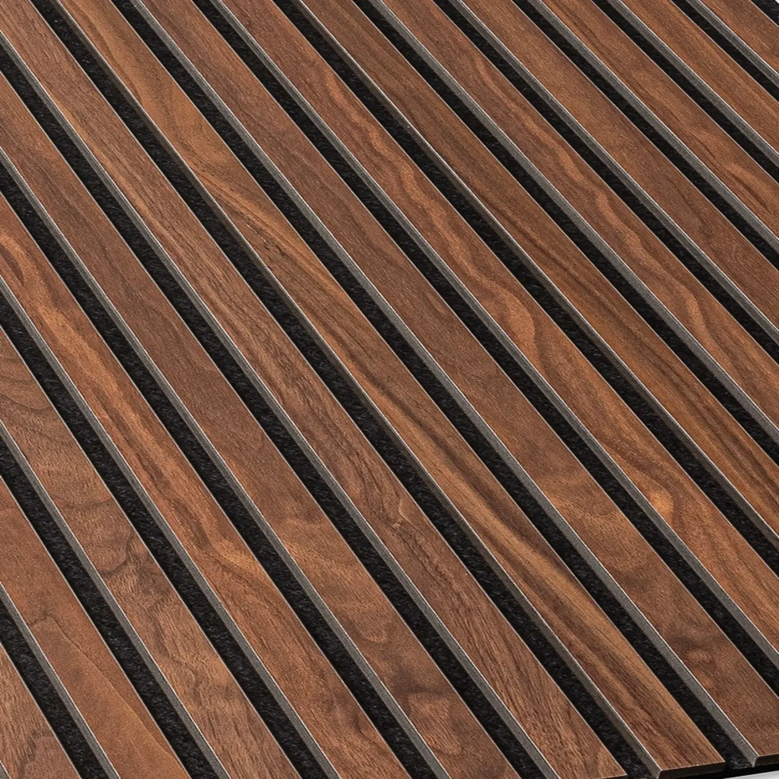 Akoestisch paneel | Walnoot - 260 x 60cm