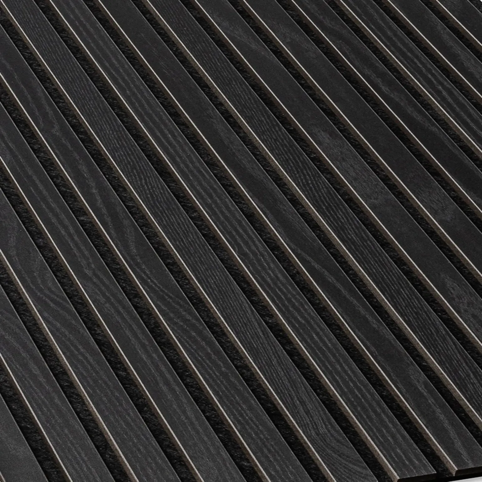 Akoestisch paneel | Zwart eiken - 260 x 60cm