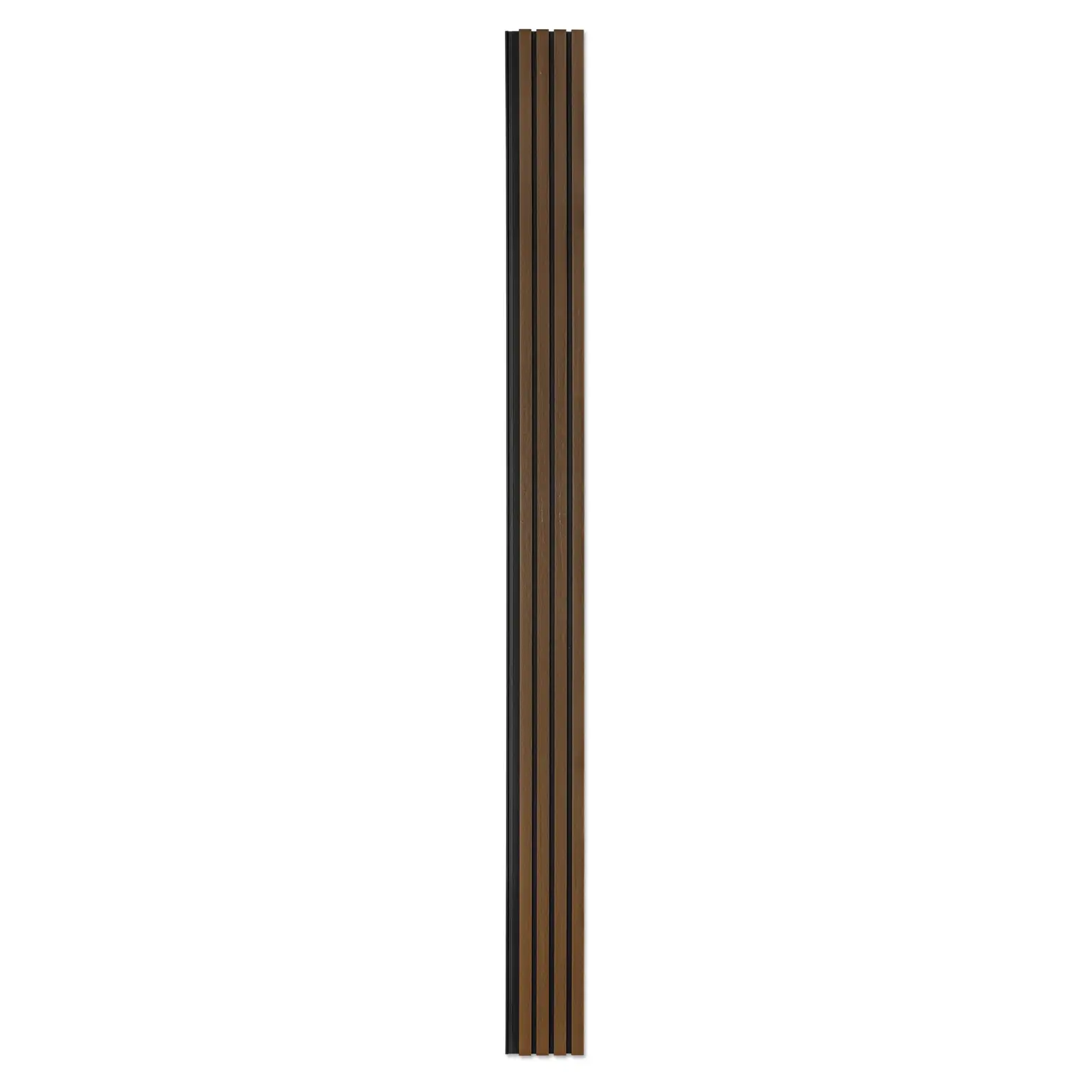 Gevelbekleding - Composiet | Teak + Zwart 390 cm | 3900 x 200mm