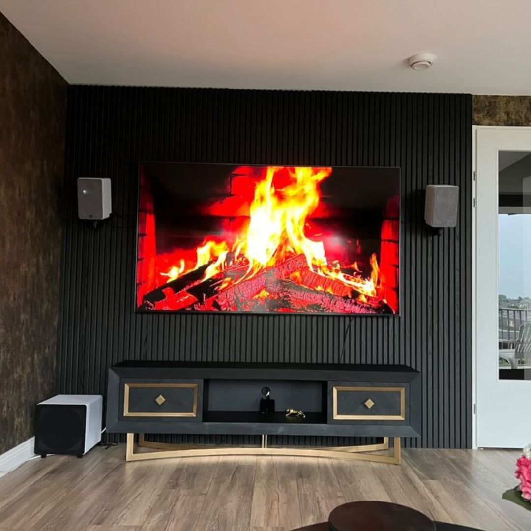 Akoestisch paneel | Zwart eiken - 260 x 60cm