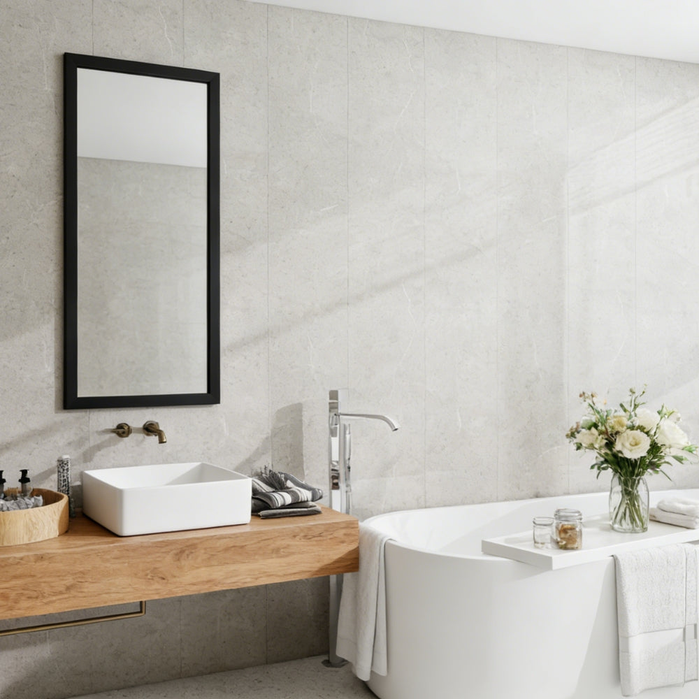 SPC wandpaneel - Natural Stone Grey | Waterbestendige panelen