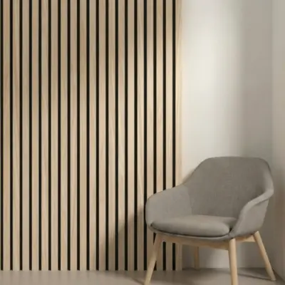 3 meter Akoestisch paneel | Natuureik - 300 x 60cm