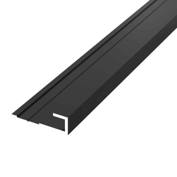 SPC - Aluminium eindprofiel | zwart