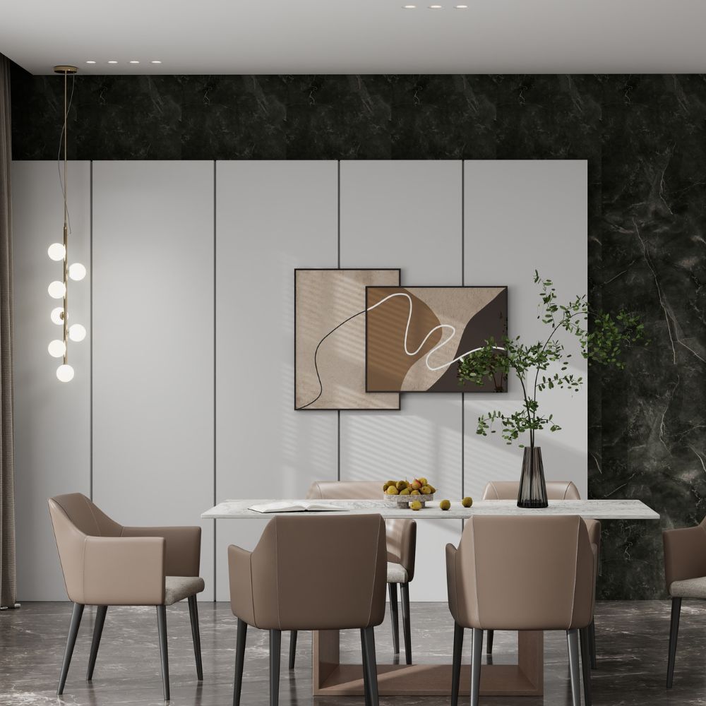 SPC wandpaneel - Natural Stone Dark Grey | Waterbestendige panelen