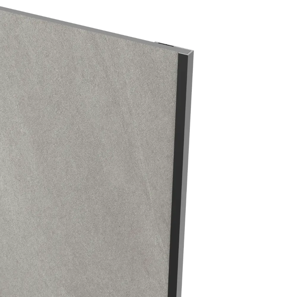 SPC - Aluminium eindprofiel | zwart