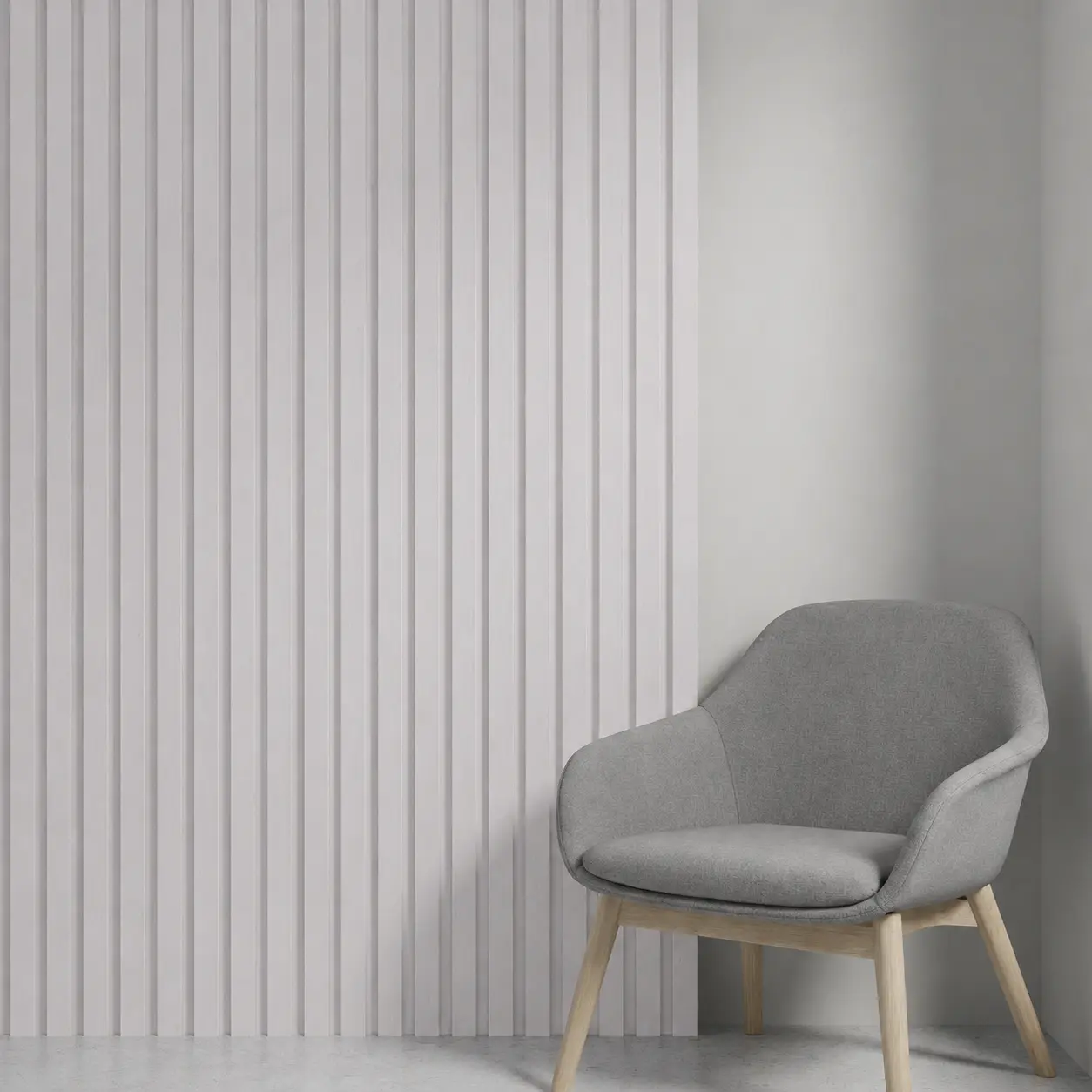 Akoestisch paneel | Vilt op vilt Greige (Sand) - 260 x 60cm