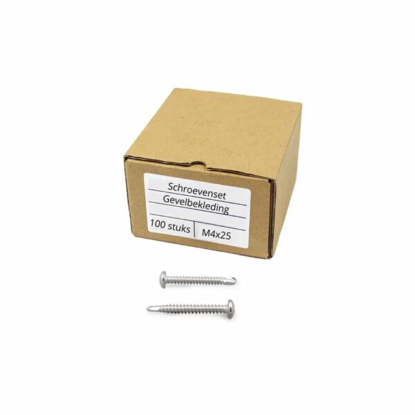 Doosje schroeven gevelbekleding - 100 stuks