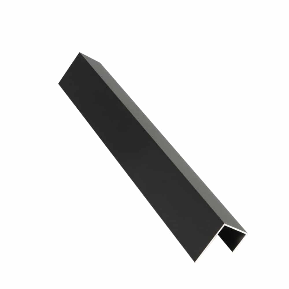 Afwerkprofiel Gevelbekleding Zwart 390 cm