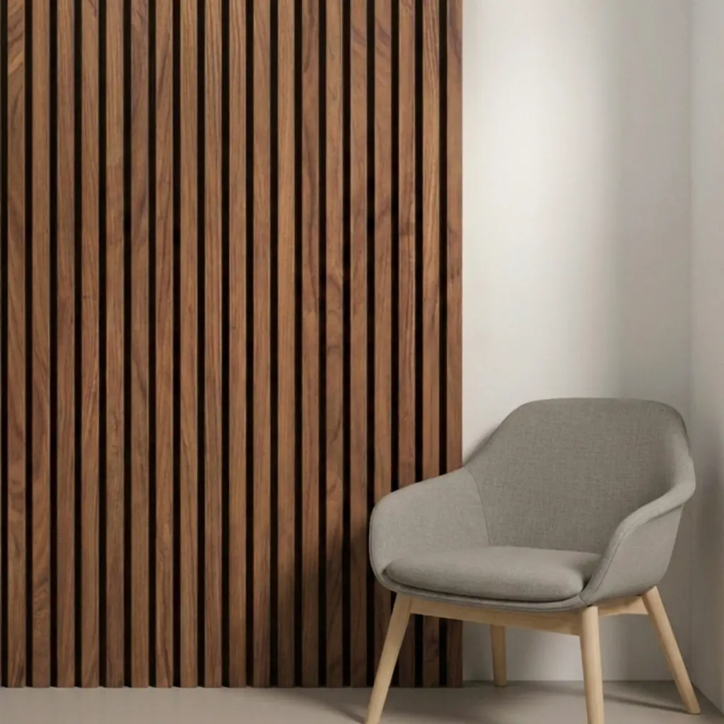 Akoestisch paneel | Walnoot - 260 x 60cm