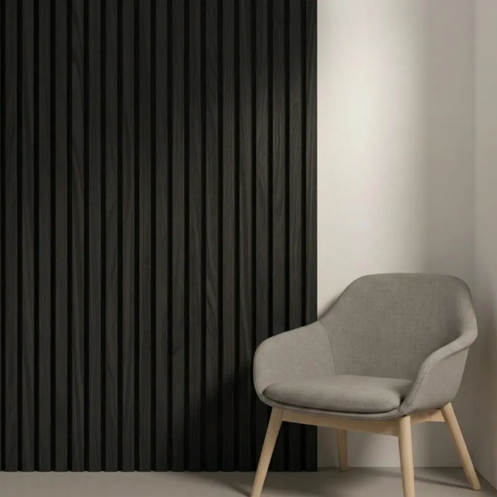 Akoestisch paneel | Zwart eiken - 260 x 60cm