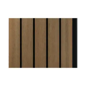 Teak + zwart
